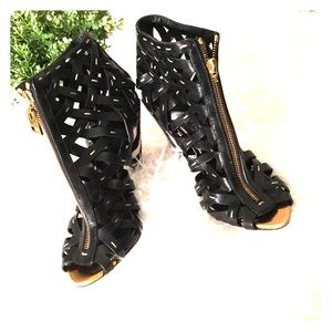 Tom Ford leather pony hair trimmed booties (38) 8